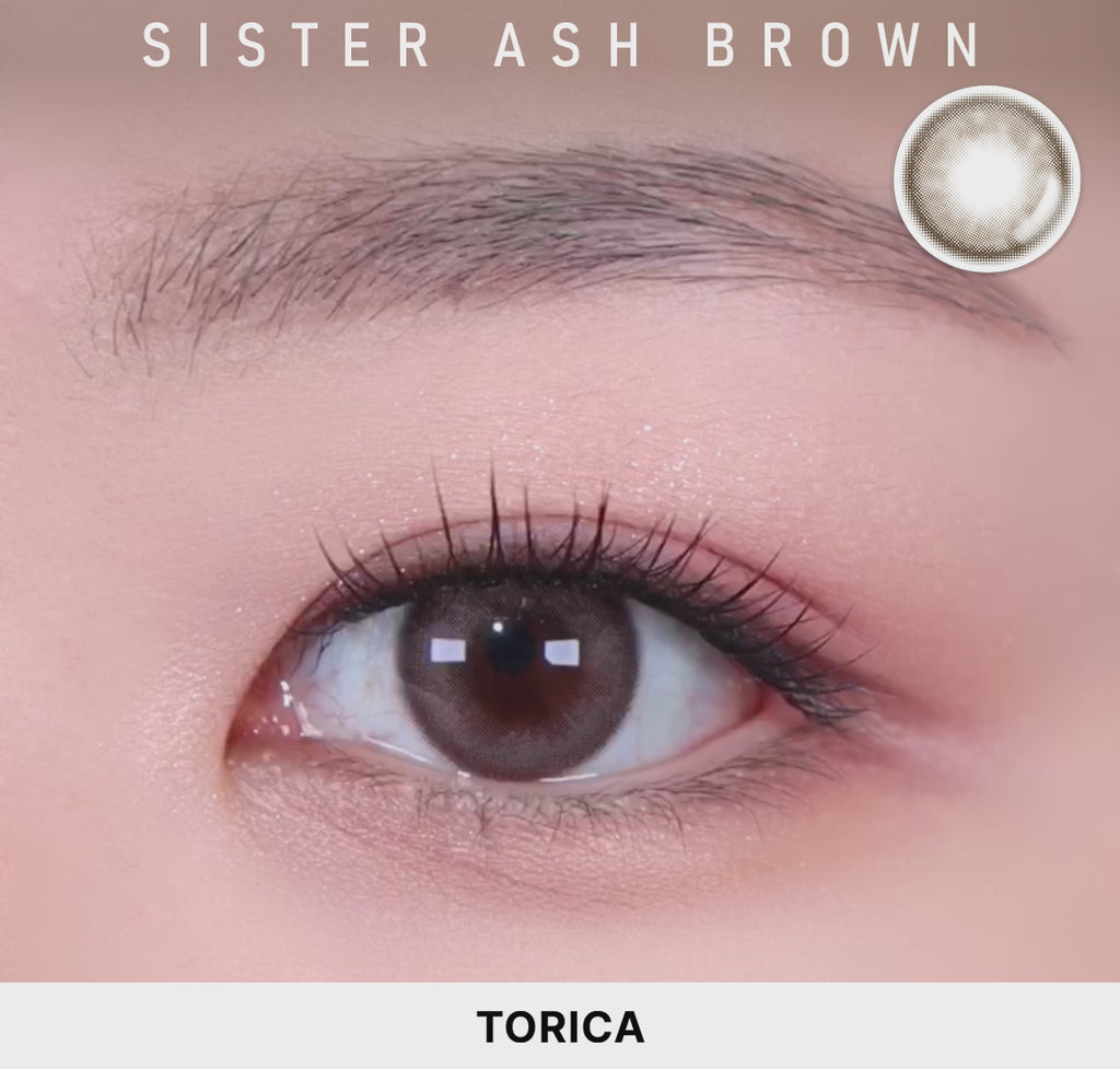 シスターアッシュブラウン (Sister Ash Brown) – 【乱視用カラコン専門